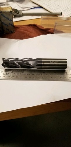 1" dia x 3" LOC SOLID CARBIDE fine roughing endmill, 1PC HTC, 310-4106 AlTiN USA