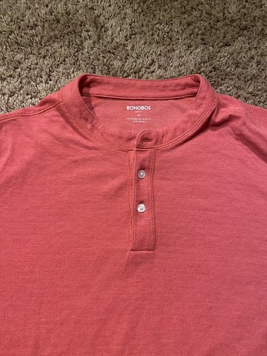 Bonobos Henley Sweater Shirt XL Slim 