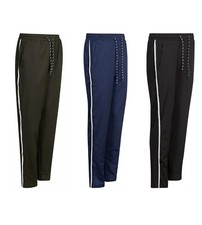 New Men Tracksuit Bottoms Tape Joggers Casual Gym Sweat Pants (Pack Of 3) M-2XL