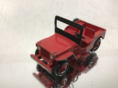DINKY TOYS 405 UNIVERSAL WILLYS JEEP -RED 1:43- GOOD CONDITION - 472