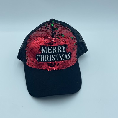 Sequin \u0026 Mesh Trucker Cap Adjustable | eBay