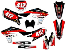 2020-2022 fits CYCRA POWERFLOW YZ 250 FX RICOCHET Black Senge Graphics Kit Co...