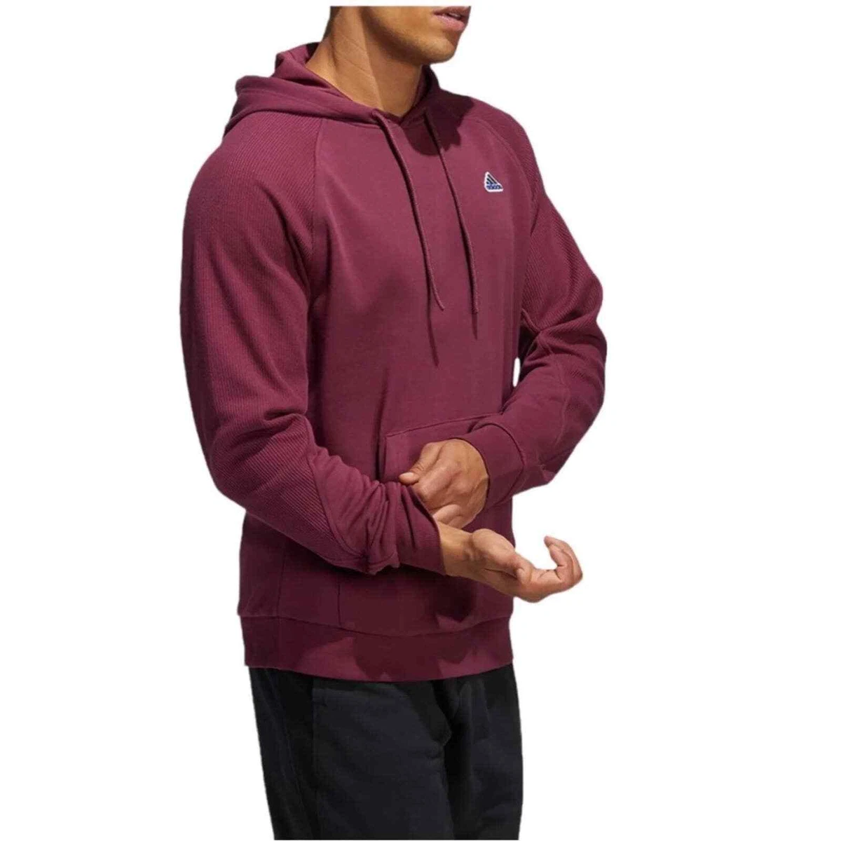 NWT adidas Menu0026#039;s Rib Pullover Hoodie Size XS | eBay