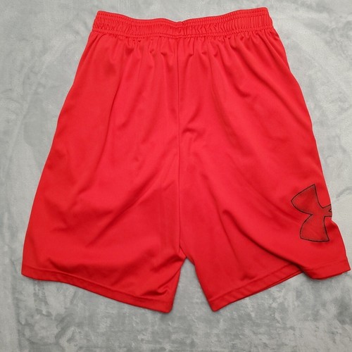 Under Armour Shorts Mens Small Red Performance Stretch Elastic Waist Running - 第 5/8 張圖片