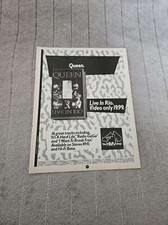 FPOT78 MAGAZINE ADVERT 11X8" QUEEN : LIVE IN RIO