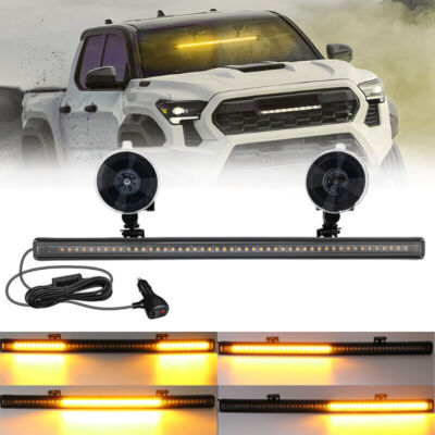 48 LED Auto Blitzlicht Frontblitzer Warnleuchte Dash Strobe Notfall Warnung Gelb