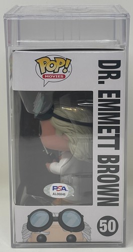 CHRISTOPHER LLOYD Signed DR EMMETT BROWN Back to The Future FUNKO POP Figure PSA - Picture 4 of 8
