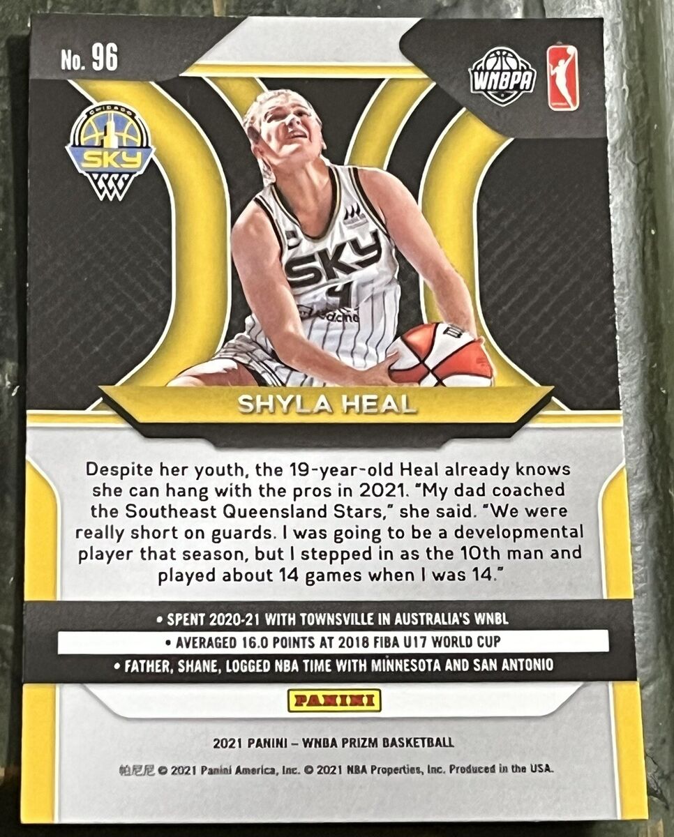 2021 Panini Prizm WNBA #96 Shyla Heal RC Chicago Sky Rookie Card