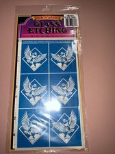 Armour Rub N Etch Bird Diamond 20-0371 Glass Stencil Etching Craft Art