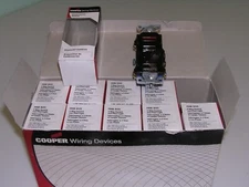 lot of 10 COOPER WIRING DEVICES  294B COMBINATION  3- WAY SWITCH AND PILOT LIGHT