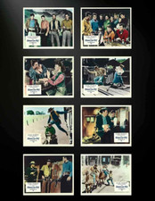 Cimarron Kid 8x ORIGINAL UK FOH Lobby Cards Audie Murphy 1952