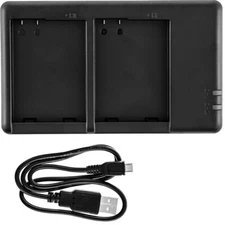 EN-EL19 Dual Battery Charger for Nikon Coolpix S3200 S3300 S3400 S3500 S3600