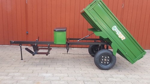 Einachser Anhänger für Güde Einachser Kipper gebremst klappbare