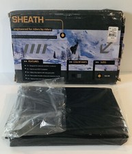 SHEATH Black Canvas Snowboard Travel Bag