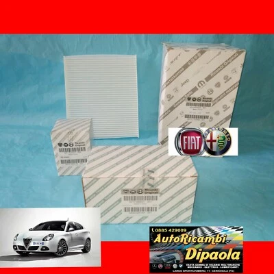KIT TAGLIANDO ORIGINALE 4 FILTRI ORIGINALI ALFA ROMEO GIULIETTA 2.0 JTDM