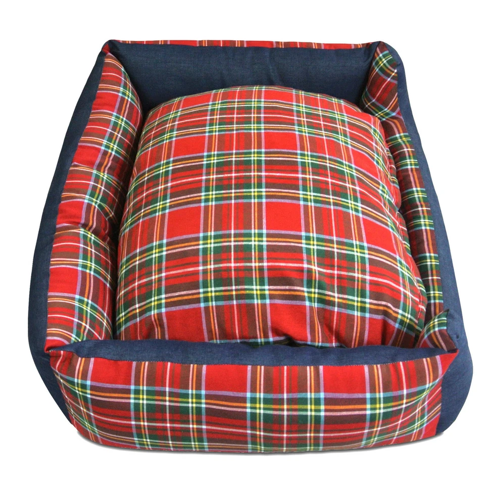 CUCCIA MORBIDA CUSCINO MATERASSINO CANE GATTO SKIPPER CON CUSCINO IN MEMORY FOAM - Immagine 4 di 4