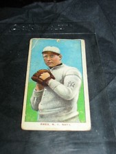 1909 T206 Red Ames New York  NL. ~SWEET CAPORAL 150 BACK ~Fair/Poor