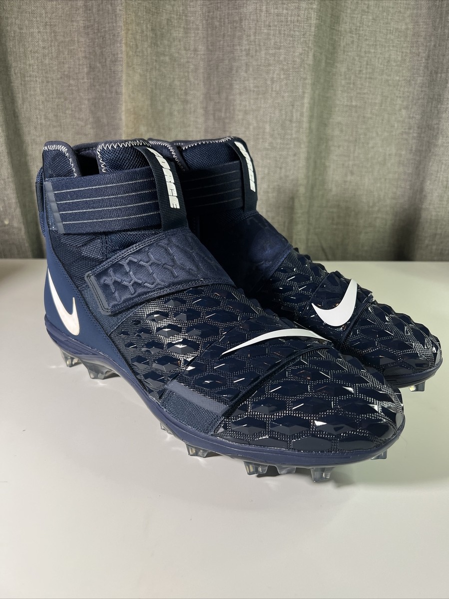 Nike Mens Force Savage Elite 2 TD Navy Blue Football Cleats