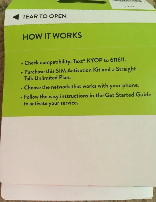 Straight Talk 3/1 Nano Micro And Reg SIM Card Save Activation Phone Pug House - Image 3 of 4