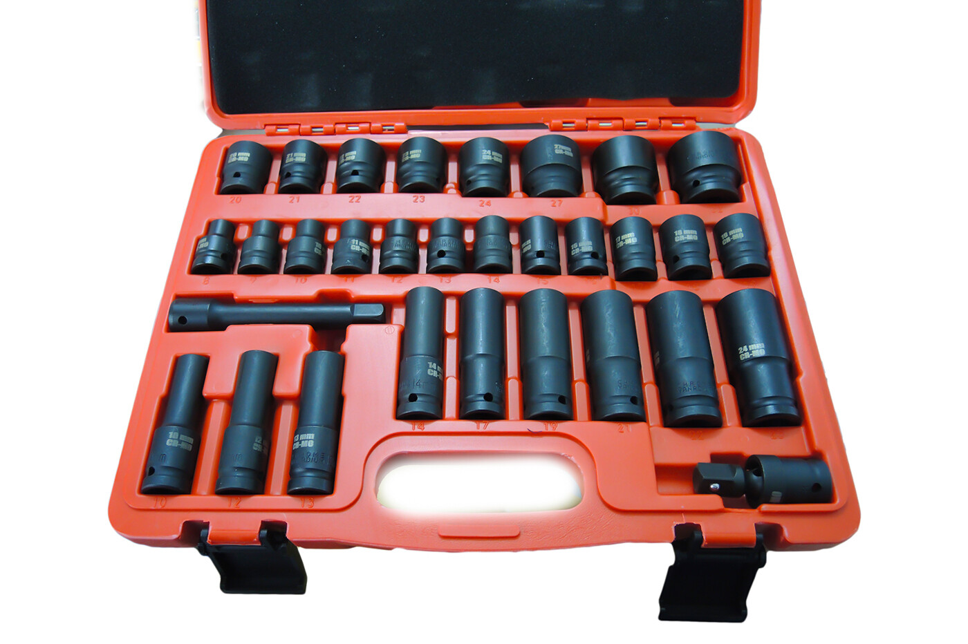 Set 32 Bussole a Impatto 1/2 Police Rinforzate 05036 per Avvitatore