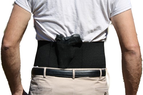 AlphaHolster Gun Holster-Behind the back-Small of the Back Cool Elastic ...