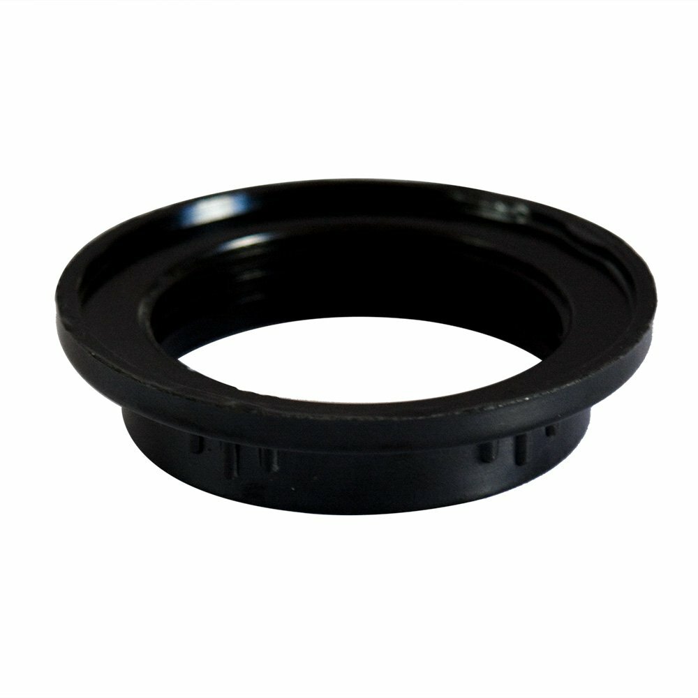 Black or White Light Shade Collar Ring Adaptor E27 / E14 Lamp Bulb Holder eBay
