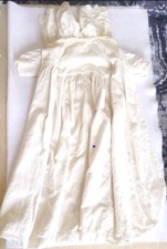 Vintage Christening Gown 31" with lining  embroidery