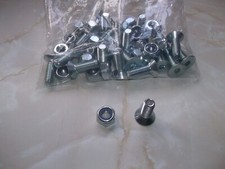 RANSOMES GANG MOWERS - 21 BLADE SCREWS AND LOCK NUTS MK10 11 12 13