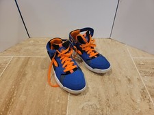 Nike 6Y Flight Huarache GS Big Kids Shoes Game Royal/Total Orange-Black-White