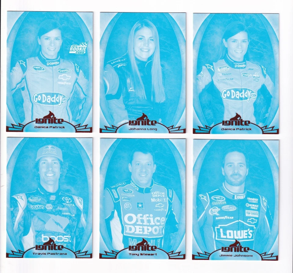 2012 Ignite PARALLEL CYAN PROOFS #39 Austin Dillon BV$12! ONE CARD ONLY! - Image 4 of 4