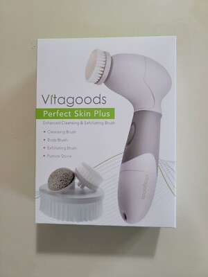 Vitagoods Perfect Skin Plus Cleansing & Exfoliating Brush For Face & Body