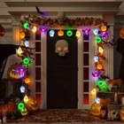 Halloween Lights Spooky Indoor Outdoor Decorations Pumpkin Ghost Skull Bat Decor