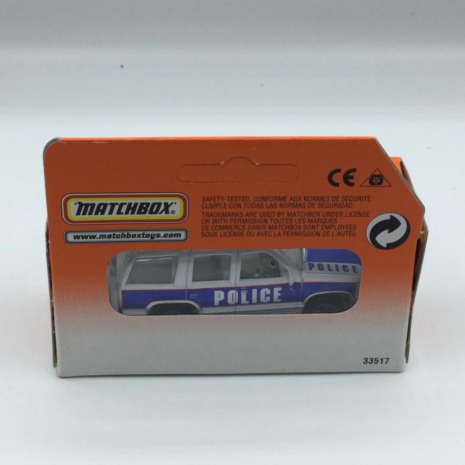 Matchbox Superfast #30 '97 Chevy Tahoe Police MIB - Image 3 of 4