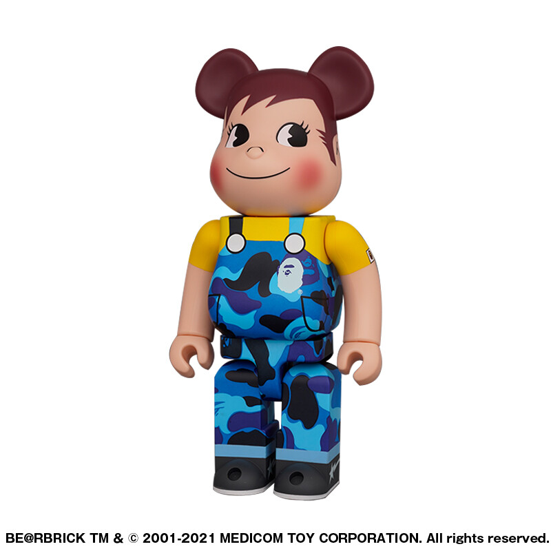 BAPE x FUJIYA (不二家) ABC CAMO PEKO ソフビ BAPE X FUJIYA 】ABC CAMO PEKO BE@RBRICK 1000% | bape.com