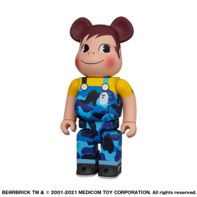 BAPE x FUJIYA (不二家) ABC CAMO PEKO ソフビ BAPE®︎ × FUJIYA ペコちゃん × BE@RBRICK | bape.com