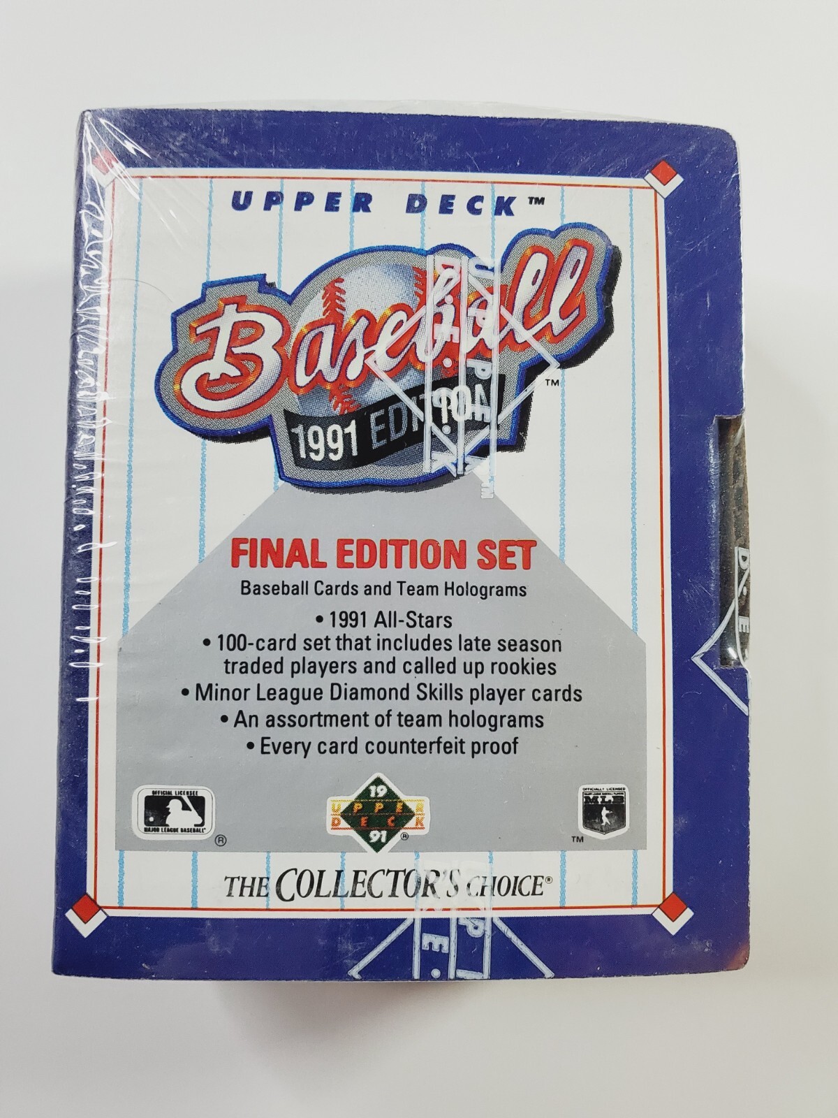 1991 Upper Deck Baseball High # Series Factory Sealed 100 card Complete Set