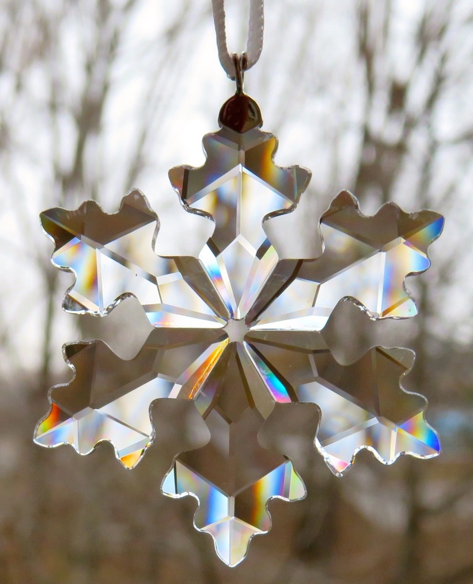Swarovski クリスタル 雪の結晶 オーナメント 2016 クリスマス SWAROVSKI Crystal 2016 Little Snowflake Christmas Ornament Mint