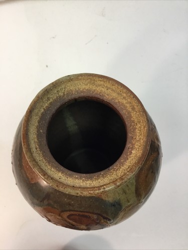 Vasija de estudio vintage con tapa, firmada Lafferty - Imagen 4 de 7