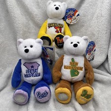 COIN BEAR 7, 8, 9 - State Coin Bear Collectible Plush Bear 9" Ltd Treasure