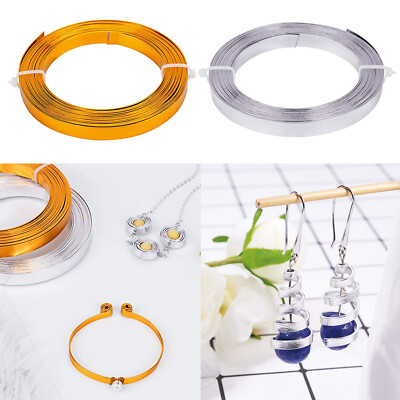 33ft Aluminum Flat Wire Jewelry Making Sculpting Bezel Strip Metal