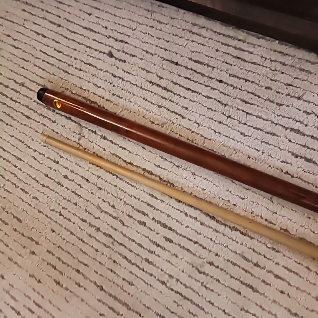 Vintage Dufferin Dot 21 oz Pool Cue 57” Maple Leaf Logo eBay