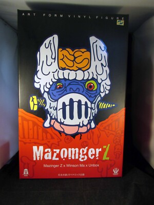 Unbox Industries in Black Mazomger Z Winston Ma Soft Vinyl