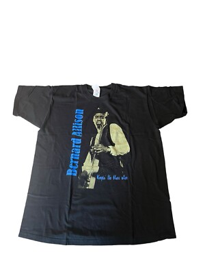 Vintage bernard allison keepin the blues alive musician size XL
