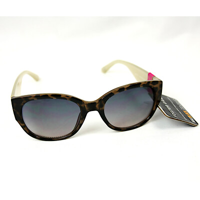 NEW Foster Grant Max Block UVA UVB Tortoise Butterfly Cat Eye Sun Glasses NWT