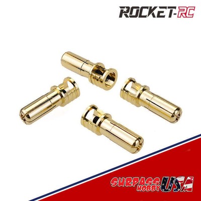 ADJ-5MM 5mm Adjustable Gold Plated Bullet Connector Males