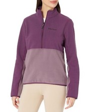 Marmot Women s Rocklin Fleece Jacket, Coat. Size Small. NWT, Purple Half Zip