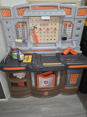 Step2 Big Builders Pro Workshop for Kids, Indoor/Outdoor Tool Bench for