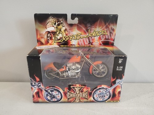 Jesse James West Coast Chopper Penny Saved Orange JJ04-18-20 Die Cast 1:18 - Picture 5 of 5