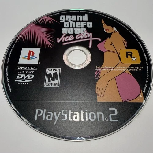 Grand Theft Auto: Vice City - Playstation 2 PS2 (Tested and Working)