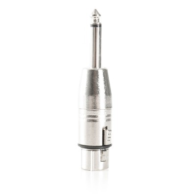 MUSIC STORE, XLR Female / 6.3mm Mono Jack Adapter, Audio Steckadapter